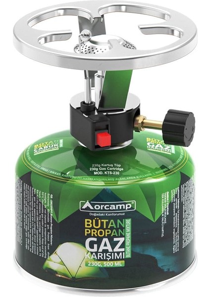 Set Portatif Siboplu Kartuş Ocak - 230GR.TÜP Seti (5361)