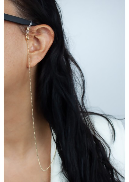 Ince Zincir Gold Gözlük Askısı