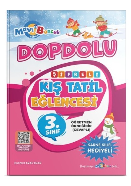 3.sınıf Dopdolu Şifreli Kış Tatil Eğlencesi Kitabı