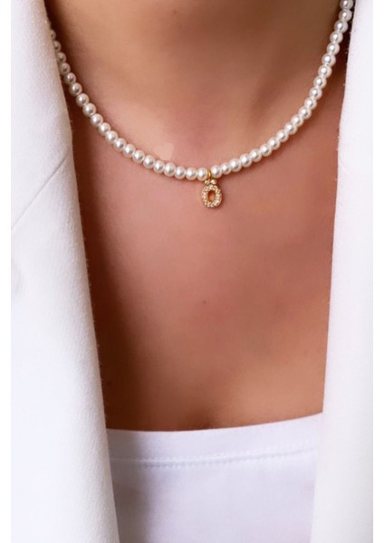 Inci Harf Kolye Ö Harfi