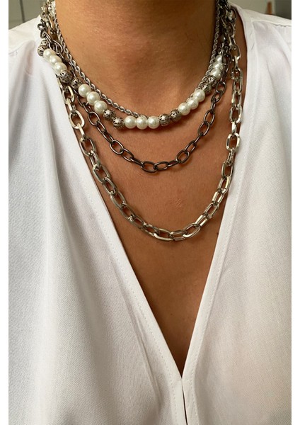 Dört Sıralı Kolye