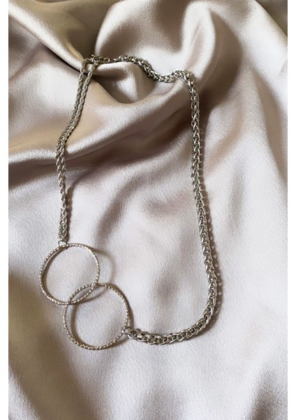 Çift Halkalı Tasarım Kolye modelleri