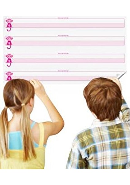 Kılavuz Çizgili Akıllı Kağıt Yazı Tahtası Duvarda Iz Bırakmaz Statik Yeni Müfredata Uygun 10