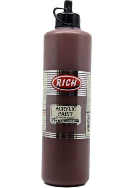 Rich Akrilik Boya Master 500 cc Kahverengi 500-224