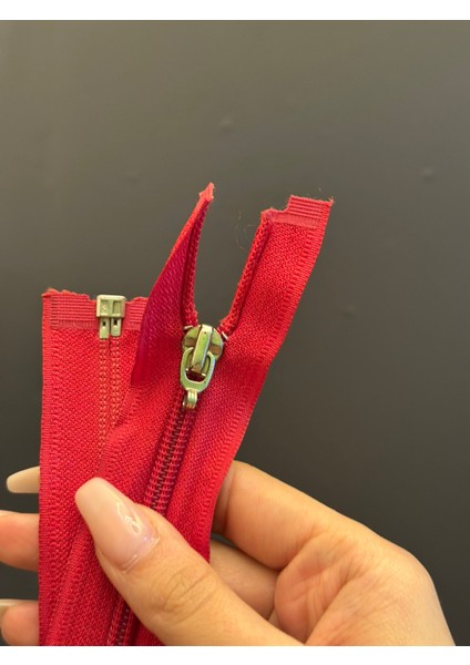 84X3 cm Kırmızı Fermuar fırsatları