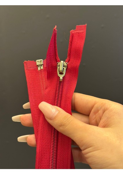 84X3 cm Kırmızı Fermuar indirimleri