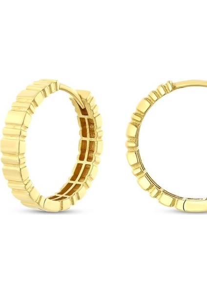 Altın Halka Küpe - 14K fiyatları