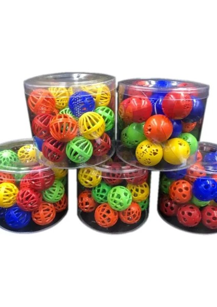 100 Adet Çıngıraklı Kedi Topu