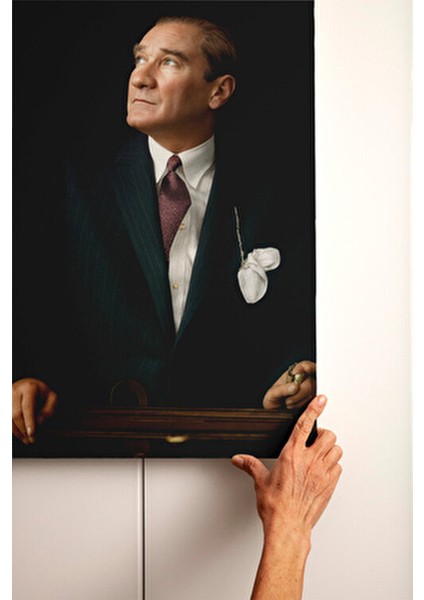 4K Ultra Yüksek Kalite Mustafa Kemal Atatürk - Kanvas Tablo fiyatları