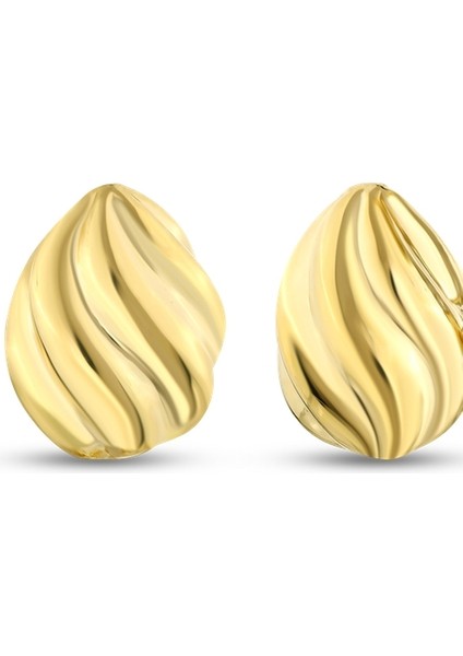 Altın Tasarım Küpe - 14K fiyatları