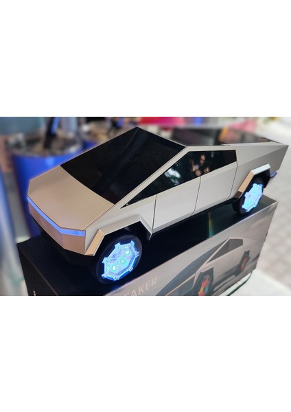 Tesla Figürlü Kablosuz Bluetooth Hoparlör Gri AD966321