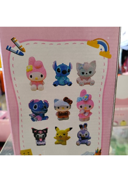 Stitch Kendin Yap Mozaik Resim Boncuk Işleme Seti Figür fırsatları