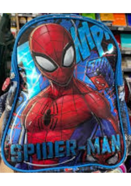 Anaokulu Için Çocuk Sırt Çantası Örümcek Adam Figürlü AO193