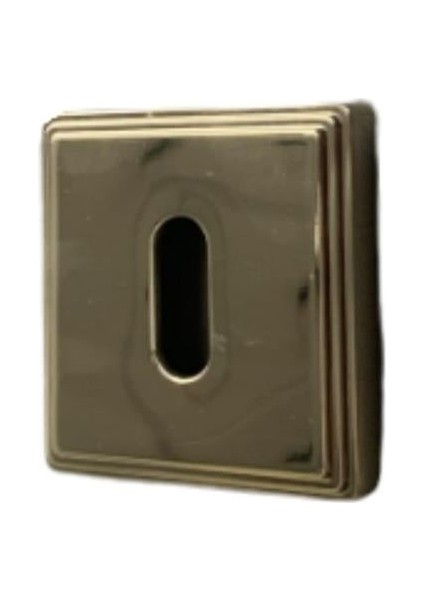 RO17 Kapı Kolu Rozeti Oda Gold 53X53X10 mm