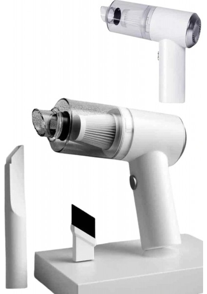 Vakumlu Süpürge Şarjlı Elektrikli Mini Taşınabilir Uzun Ömürlü Hazneli modelleri