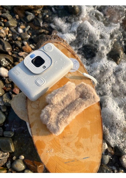 Açık Kahve Peluş Mandal Toka