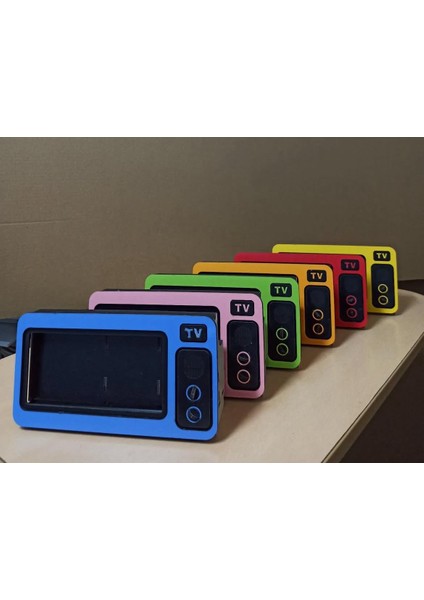 Ahşap Tv Kalemlik ve Telefon Tutucu