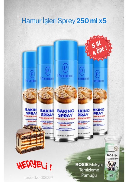 Hamur Işleri 250 Ml, 5 Al 4 Öde Hediyeli