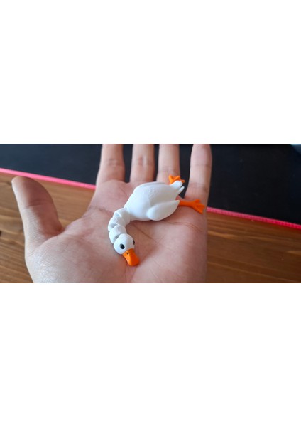 3D Baskı Eklemli Ördek – Hareketli Masaüstü Oyuncak ve Dekoratif Figür (10 Cm) fiyatları
