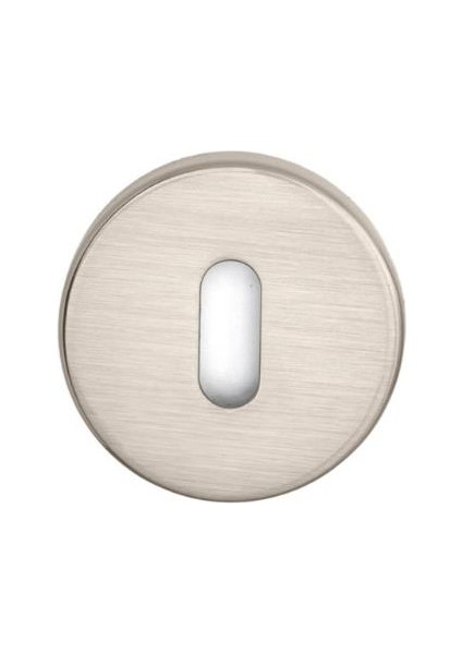 RO12 Kapı Kolu Rozeti Oda Saten Nikel Mat Renk 52X52X9 mm