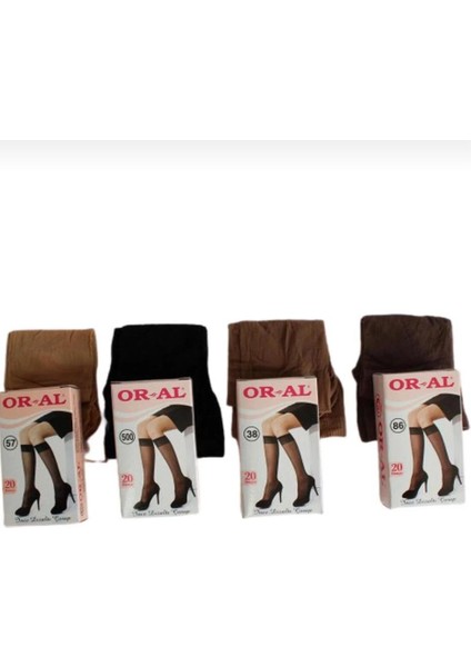 Mc Morcity Oral Kadın 12" Adet 20 Den 86 Vizyon Diz Altı Pantolon Çorabı Pembe Kutu fiyatları
