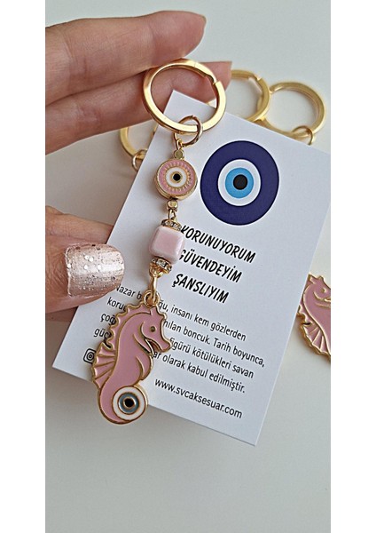 Hediyelik Şeker Pembe Denizatı Anahtarlık fiyatları