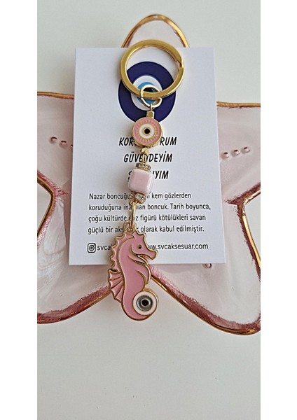 Hediyelik Şeker Pembe Denizatı Anahtarlık indirimleri