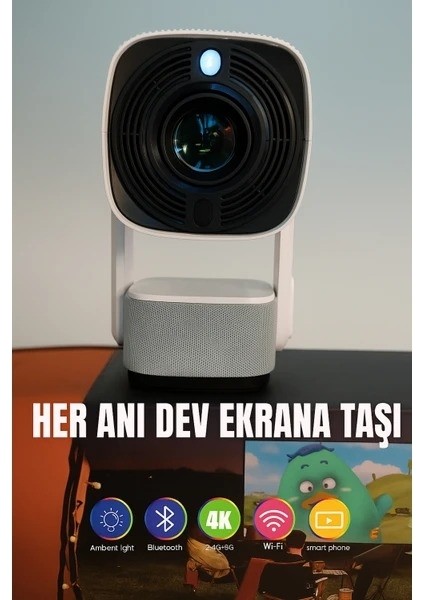 K2 Full Hd LED Projektör 250 Ansı Lümen – Taşınabilir Ev Sinema Cihazı (120” Ekran Desteği) fırsatları