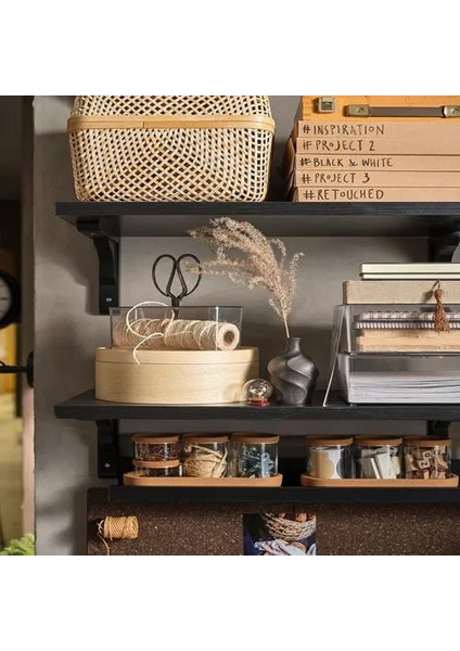 Bergshult Duvar Rafı Parçası Venge 80 x 20 cm indirimleri