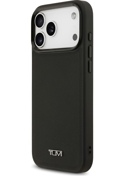 iPhone 17 Pro Max Uyumlu Kılıf Tumı M-Safe Şarj Özellikli Deri Noktalı Dizayn Kapak Siyah fiyatları