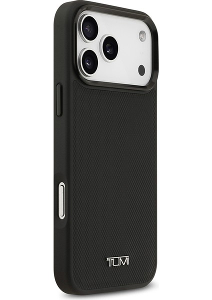 iPhone 17 Pro Max Uyumlu Kılıf Tumı M-Safe Şarj Özellikli Deri Noktalı Dizayn Kapak Siyah fırsatları