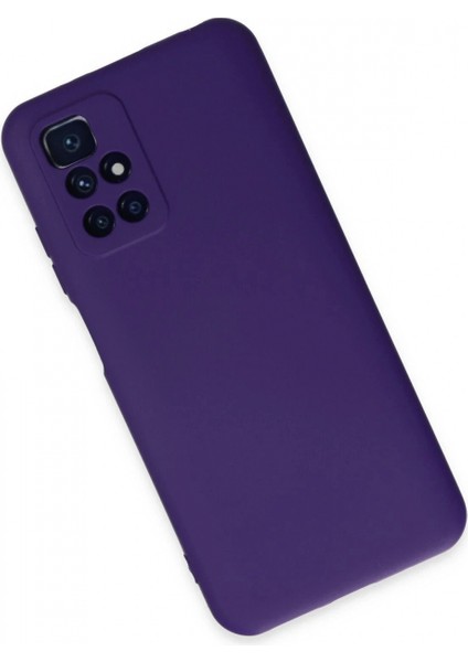 Xiaomi Redmi 10 2022 Kılıf Nano Içi Kadife Silikon - Mor (K95) modelleri