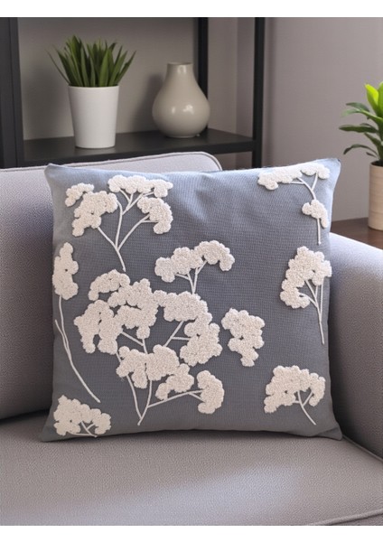 Punch Nakışlı Kırlent Kılıfı | Sakura Desenli Kırlent Kılıfı | 2'li Takım Kırlent Kılıfı modelleri