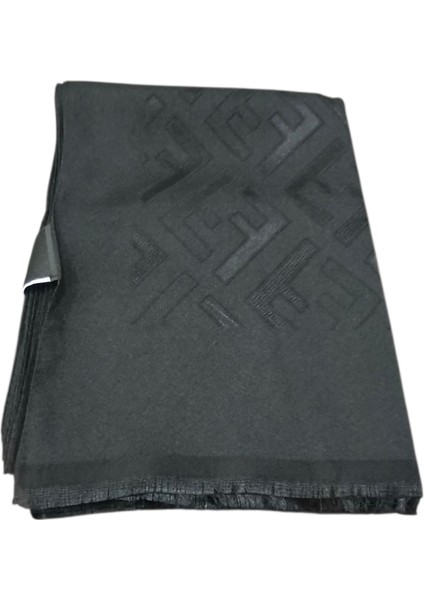 F Desen Ipek Jakarlı Şal Siyah fiyatları