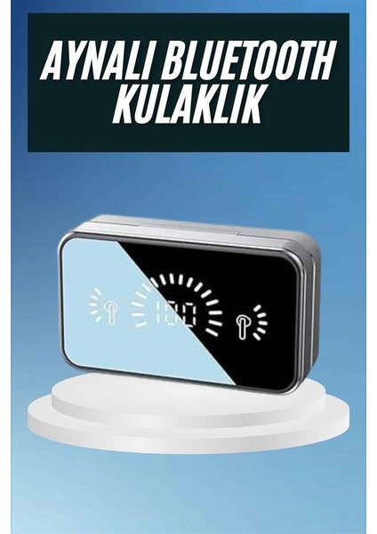 Powerbankli Bluetooth Kulaklık Yüksek Ses Aynalı Çift Dijital Gösterge Ekranı fiyatları