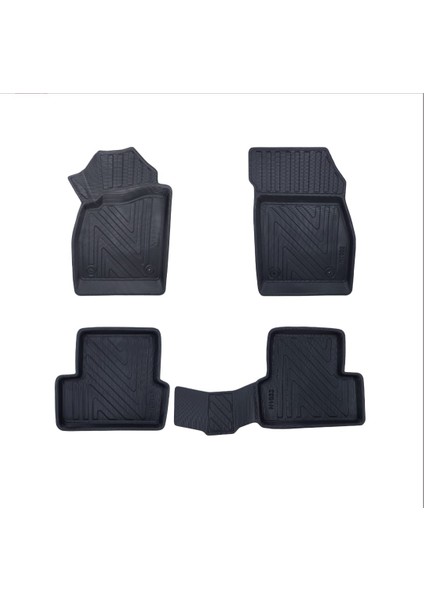 Chevrolet Lacetti 2009 ve Sonrası Uyumlu Araca Özel Premium 4d Havuzlu Paspas Takımı