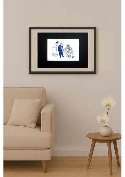 Unknown 15x10cm Orijinal Karikatür Tablo fiyatları