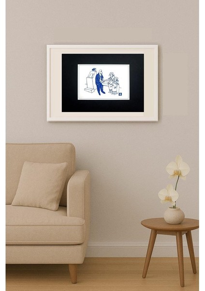 Unknown 15x10cm Orijinal Karikatür Tablo indirimleri