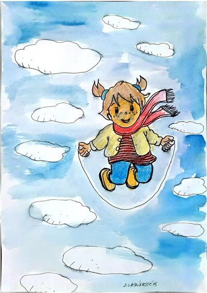 Zlatko Krstevski 29X21CM Orijinal Karikatür Tablo modelleri