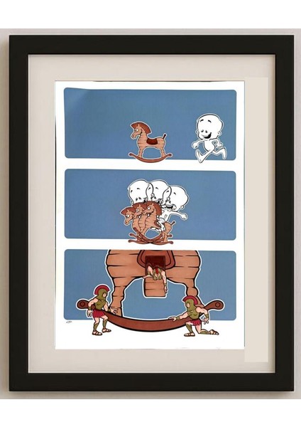 Chris Hovian 29X21CM Orijinal Karikatür Tablo