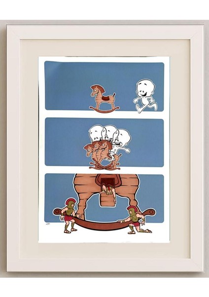 Chris Hovian 29X21CM Orijinal Karikatür Tablo fırsatları