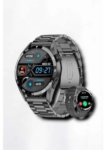 Suya Dayanıklı Dokunmatik Akıllı Saat Bluetooth 5.0 Sesli Asistan ve Sağlık Ta - F955K314-U40