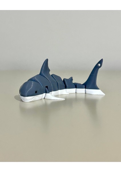 Köpekbalığı Anahtarlık-Hareketli-3d Baskı-3 Renkli fırsatları