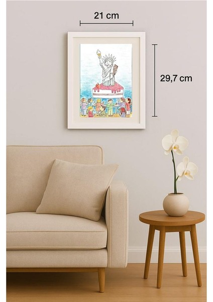 Sang Jin Kim 29X21CM Orijinal Karikatür Tablo indirimleri