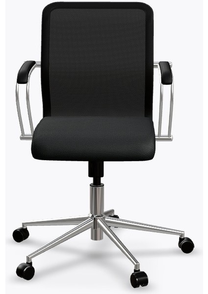 Ergolife Sit 8 Ofis Koltuğu | Tekerlekli, Yükseklik Ayarlı, Siyah, Bilgisayar SANDALYESI-ED.55.1.2A2