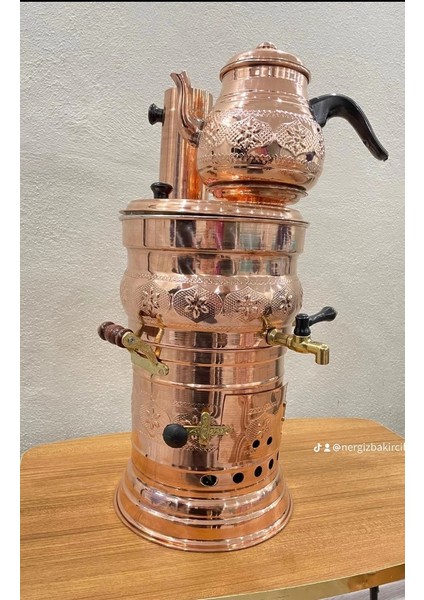 Bakır Semaver Odunlu. indirimleri