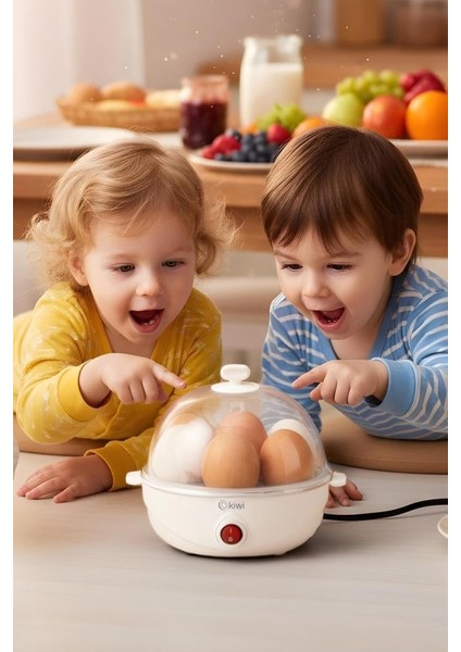 KEB-4309 7 Yumurtalık Yumurta Pişirici Beyaz fiyatları