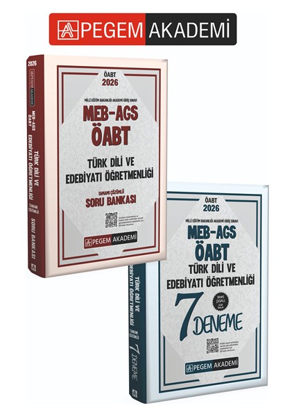PEGEM AKADEMİ 2026 MEB AGS ÖABT Türk Dili ve Edebiyatı Öğretmenli