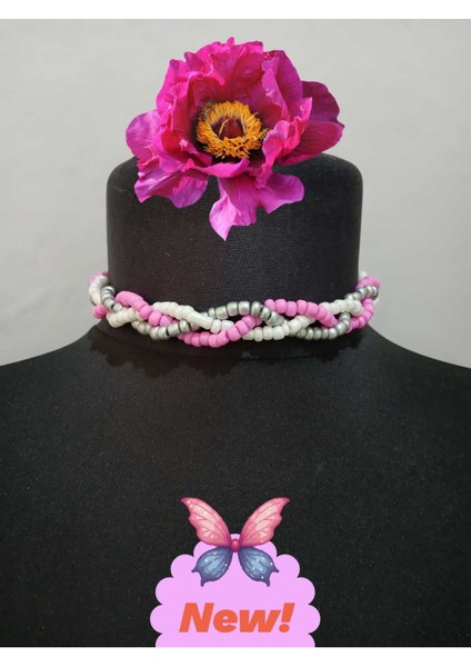 Özel Tasarım Sarmal Kum Boncuk Kolye modelleri