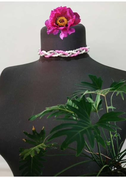 Özel Tasarım Sarmal Kum Boncuk Kolye fırsatları